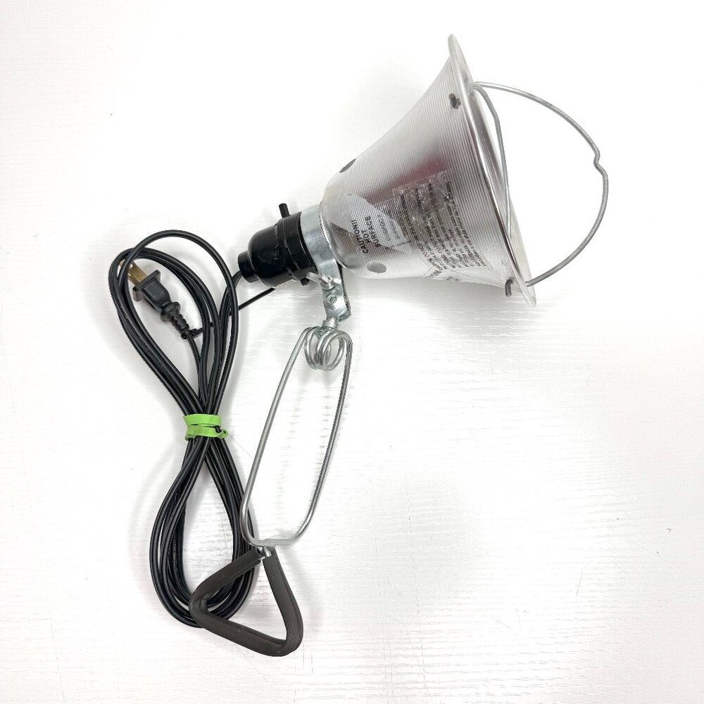 Bayco Portable Clamp Work Task Lamp 5.5" Aluminum Reflector 75 Watt 6 Ft Cord
